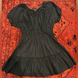 J. Crew Cinched-Waist Puff Sleeve mini dress